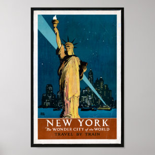 Poster New York a oublié les photos Vintages vieilles pho