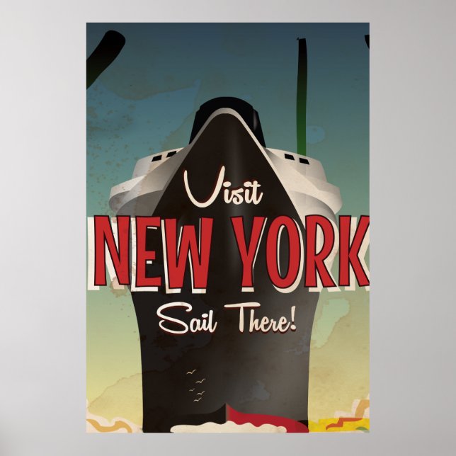 Poster New York à Southampton (Devant)