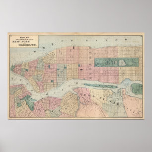 Poster New York, Brooklyn