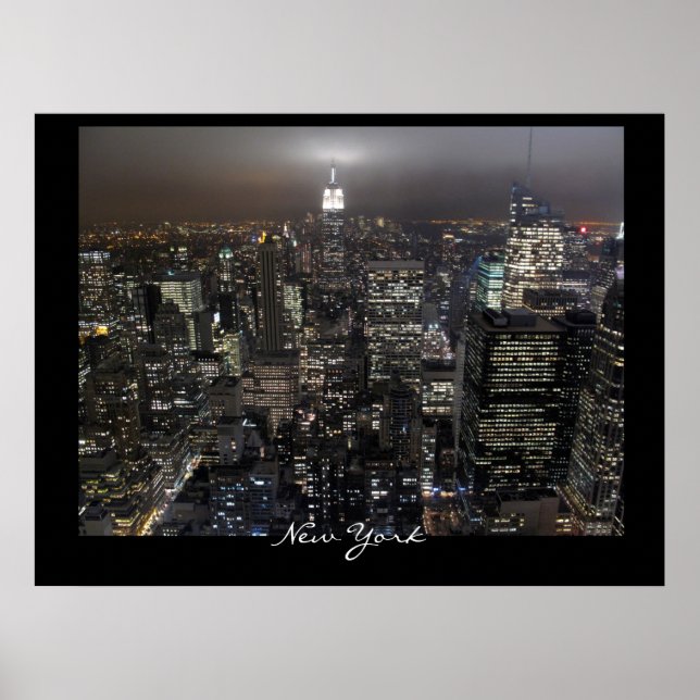 Poster New York Cityscape New York (Devant)