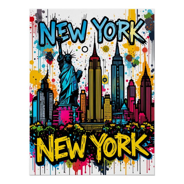 Poster New York Dreams: Vibrant Urban Travel (Devant)