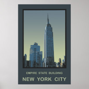 Poster New York Empire State Building