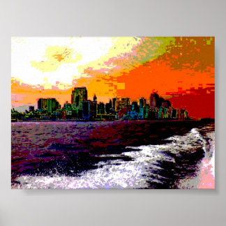 Poster New York En Bateau
