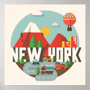Poster New York en design