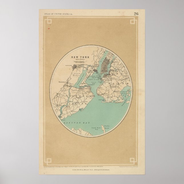 Poster New York et ses environnements (Devant)