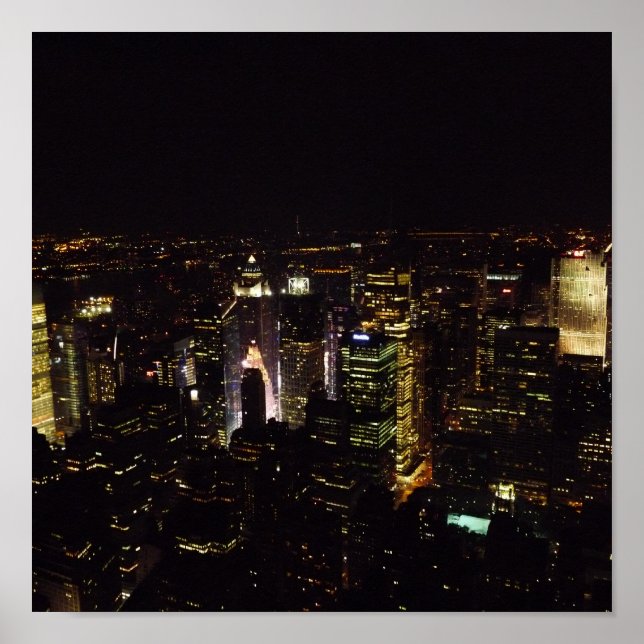 Poster New York la nuit (Devant)