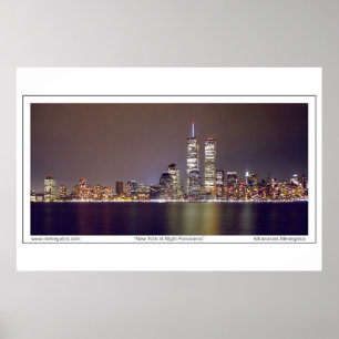 Poster New York la nuit