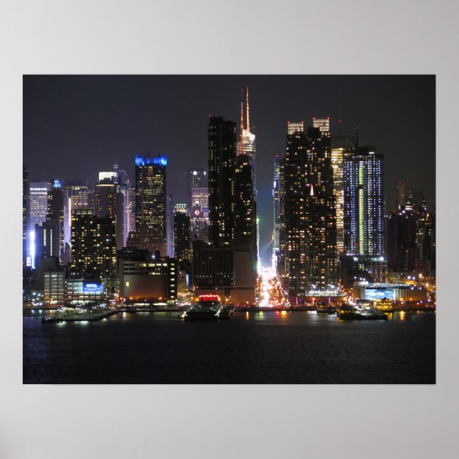 Poster New York la nuit (Devant)