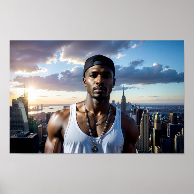 Poster New York - Rap Star (Devant)