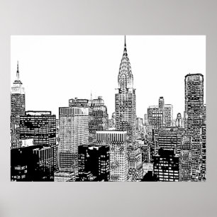 Poster New York Skyline