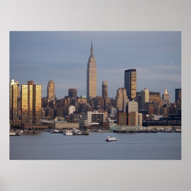Poster New York Skyline à Dusk (Devant)