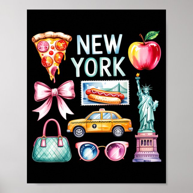 Poster New York Trip - Girls Trip  (Devant)