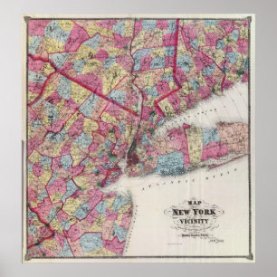 Poster New York & vicinity