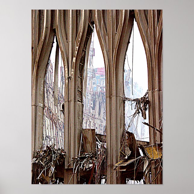 Poster New York World Trade Center 911 (Devant)