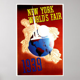 Poster New York World's Fair Vintage Travel Ad