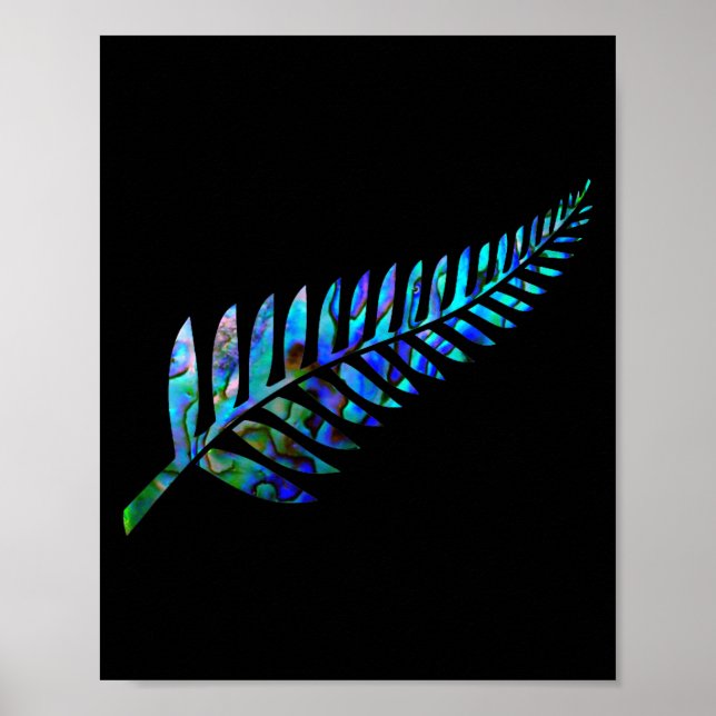 Poster New Zealand Fern  (Devant)