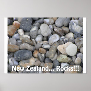 Poster New Zealand... Rocks!!!