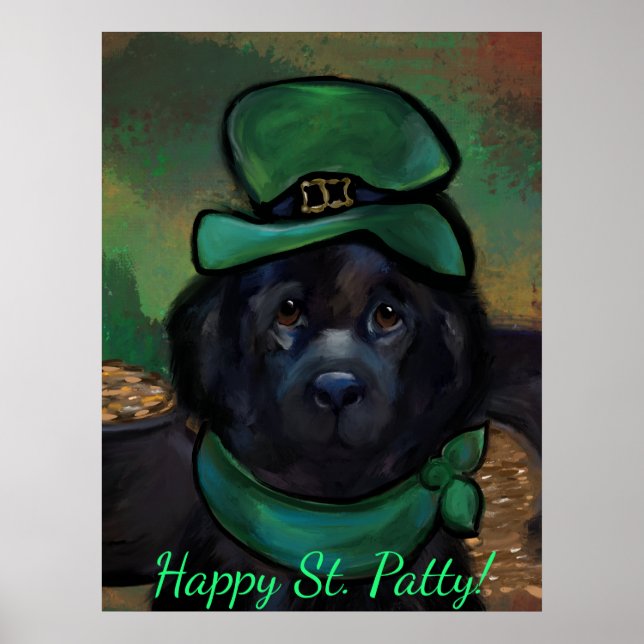 Poster Newfoundland Dog     (Devant)