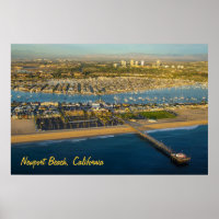 Poster Newport Beach California