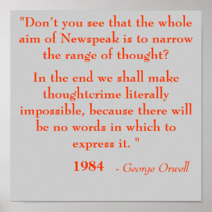 Poster Newspeak