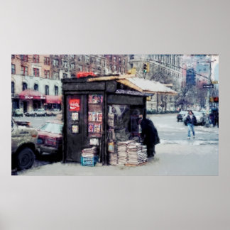 Poster NEWSTAND at BROADWAY and 75th Street - NEW YORK