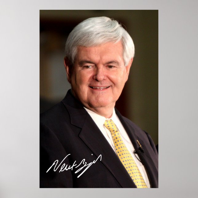 Poster Newt Gingrich (Devant)