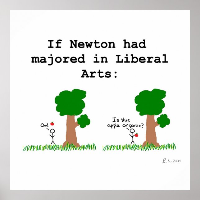 Poster Newton (Devant)