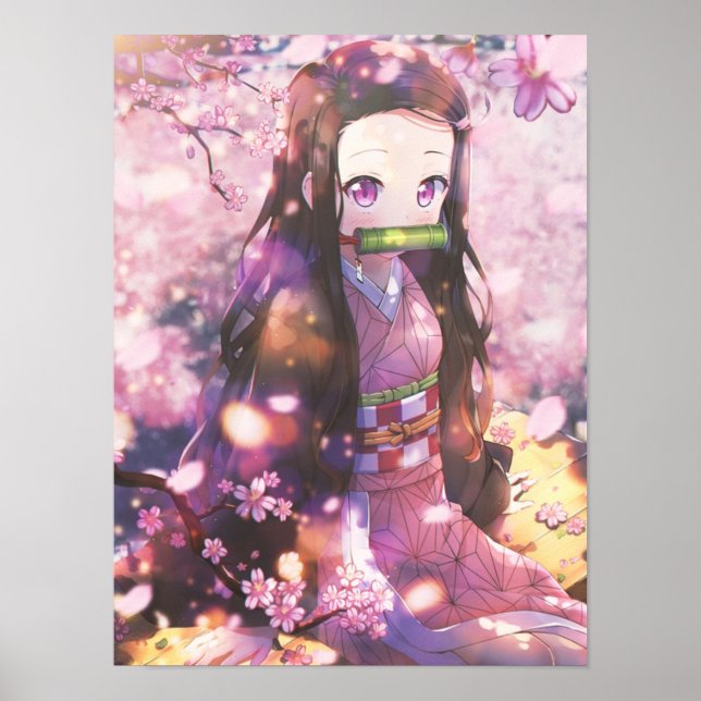 Poster Nezuko Demon Slayer Kimetsu No Yaiba (Devant)