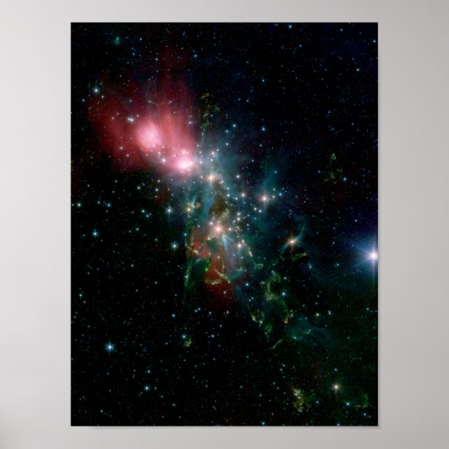 Poster NGC 1333 Naissance chaotique des étoiles (Devant)