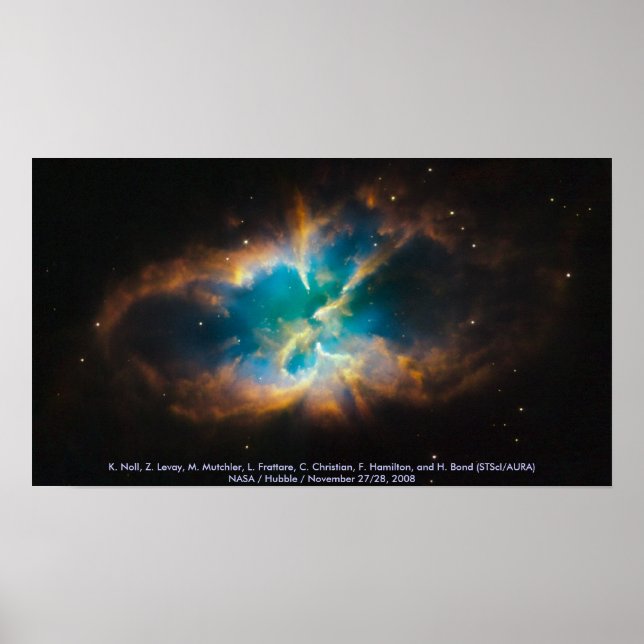 Poster NGC 2818 / Nebula planétaire (Devant)