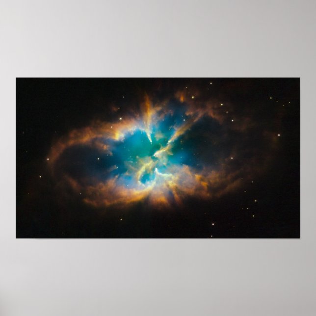 Poster NGC 2818 Nebula planétaire brillante (Devant)
