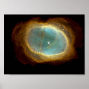 Poster NGC 3132, Nebula à huit éclats, Nebula à anneau su