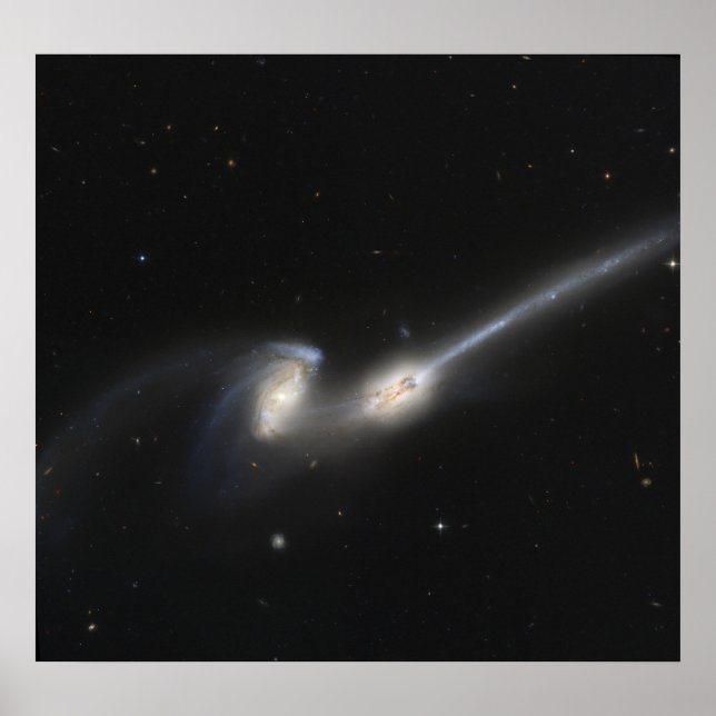 Poster NGC 4676, également connu sous le nom de Mice Gala (Devant)