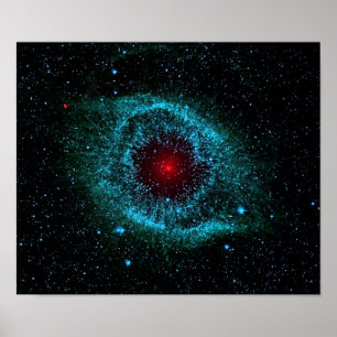 Poster NGC 7293 L'Helix Nebula NASA