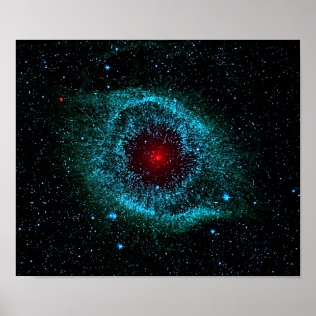 Poster NGC 7293 L'Helix Nebula NASA (Devant)
