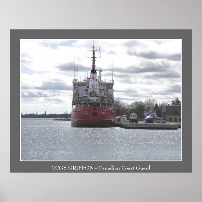 Poster NGCC GRIFFON - Garde côtière canadienne (Devant)