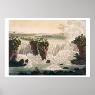 Poster Niagara Falls, 1818, du Costume Ancien et Mo