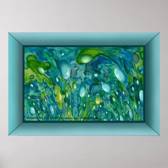 Poster " NIAGARA FALLS CLOSE UP " par : Robert Singletary (Devant)