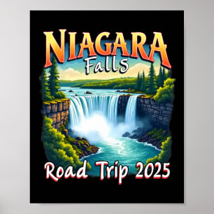 Poster Niagara Falls Family Vacation Road Trip 2025 Trip
