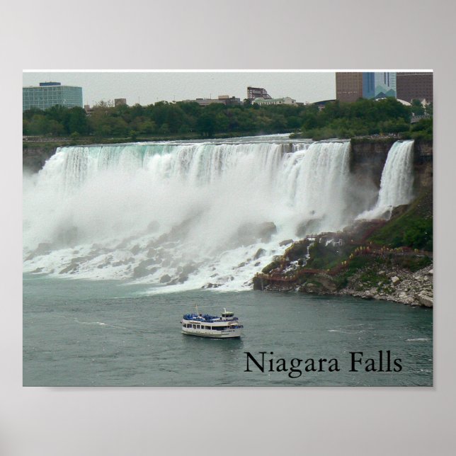 Poster Niagara Falls sur le côté canadien (Devant)