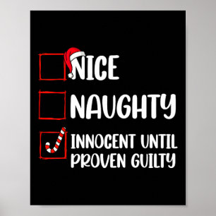 Poster Nice Naughty Innocent Jusqu'À La Culpabilité Prove