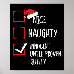Poster Nice Naughty Innocent Jusqu'À La Culpabilité Prove