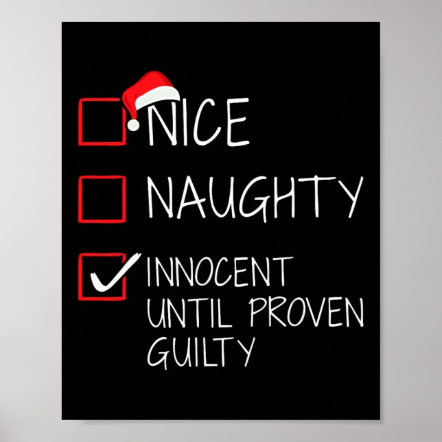 Poster Nice Naughty Innocent Jusqu'À La Culpabilité Prove (Devant)