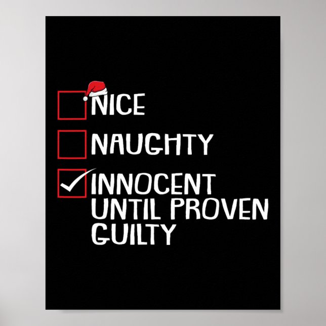 Poster Nice Naughty Innocent Jusqu'À La Culpabilité Prove (Devant)