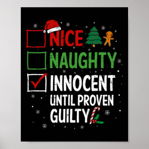 Poster Nice Naughty Innocent Jusqu'À La Culpabilité Prove