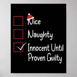 Poster Nice Naughty Innocent Jusqu'À La Culpabilité Prove