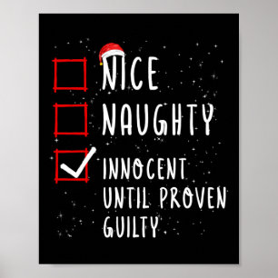 Poster Nice Naughty Innocent Jusqu'À La Culpabilité Prove