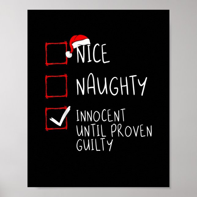 Poster Nice Naughty Innocent Jusqu'À La Culpabilité Prove (Devant)