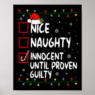 Poster Nice Naughty Innocent Jusqu'À La Culpabilité Prove