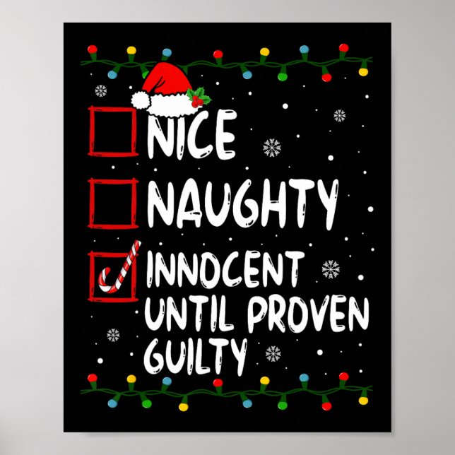 Poster Nice Naughty Innocent Jusqu'À La Culpabilité Prove (Devant)